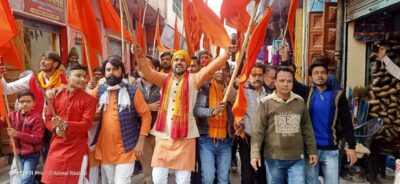 बरेली - सिरौली नगर में बड़े जोरों के साथ निकाली गई भगवान श्री राम यात्रा।