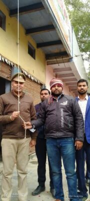 जौनपुर:एजुकेशन कोचिंग सेंटर पर झंडा रोहण कर मनाया गया गणतंत्र दिवस