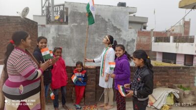 बरेली-एक गूंज संस्था ने मनाया 72वां गणतंत्र दिवस