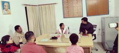 बरेली - मझगवां ब्लाक की होनहार छात्रा साक्षी बनी 1 दिन की खंड विकास अधिकारी मझगवां।