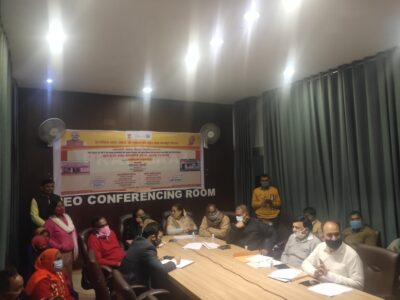 कोरांव:प्रधानमंत्री आवास योजना के संबंध में कार्य क्रम का लाइव प्रसारण किया गया