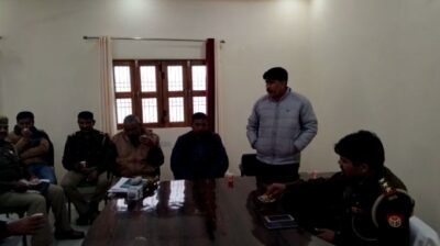 जालौन: कोतवाली कालपी में हुआ ज्ञानभारती चौकी इचार्ज रवि मिश्रा का विदाई समारोह