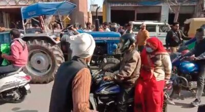 इटावा:  सड़क दुर्घटना में घायल हुआ युवक