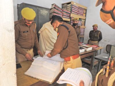पीलीभीत: पुलिस अधीक्षक महोदय द्वारा क्षेत्राधिकारी सदर कार्यालय का किया गया वार्षिक निरीक्षण