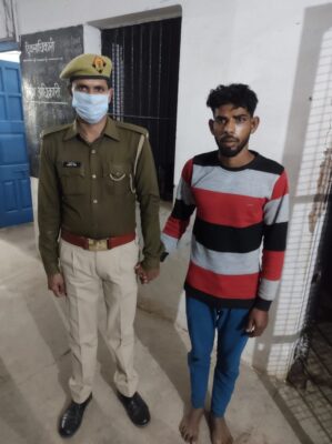 प्रयागराज: थाना कोरांव पुलिस द्वारा हत्या करने संबंधित अभियुक्त मो0 फारुख उर्फ सीबूं गिरफ्तार,