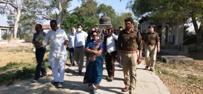 जालौन: जिलाधिकारी ने पचनदा के पास सती मन्दिर को भव्य पर्यटन स्थल बनाये जाने की योजनाओं के संबंध में स्थलीय निरीक्षण किया