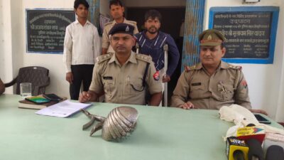 मैनपुरी: मंदिर से चुराए गए शिवजी के आभूषण चाँदी के (नांग) सहित दो अभियुक्त गिरफ्तार
