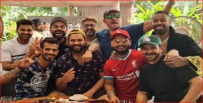 जीत के बाद इस तरह जश्न मानते नजर आए भारतीय खिलाड़ी, गोद में बच्चा लिए दिखा ये प्लेयर