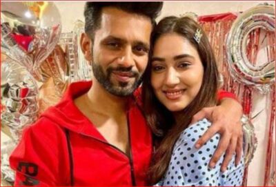 Rahul Vaidya की गर्लफ्रेंड दिशा परमार ने अपने हाथों पर रचाई उनके नाम की मेहंदी, तस्वीर हो रही वायरल