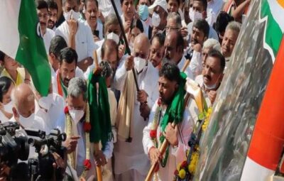 कर्नाटक में कांग्रेस का 'जन ध्वनि' अभियान शुरू, 100 विधानसभा क्षेत्रों में पदयात्रा होगी आयोजित