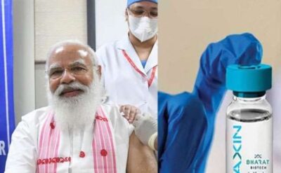जिस वैक्सीन पर विपक्ष ने उठाए थे सवाल, PM मोदी ने वही स्वदेशी 'कोवैक्सीन' लगवाकर दिया बड़ा संदेश