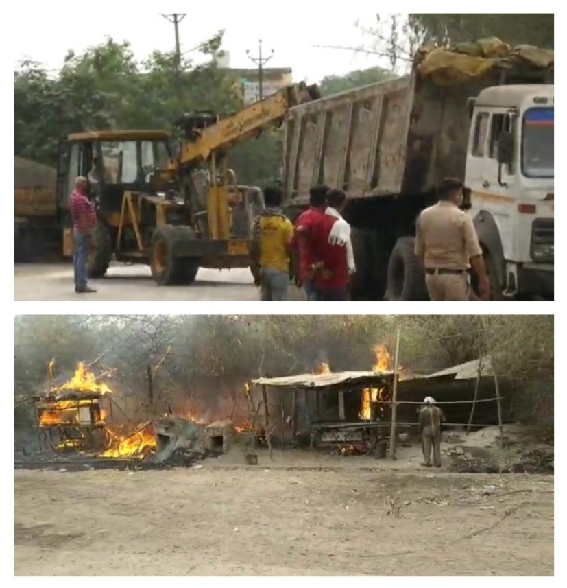 छत्तीसगढ़: अशोक वाटिका के नजदीक बांसवाड़ी में लगी आग