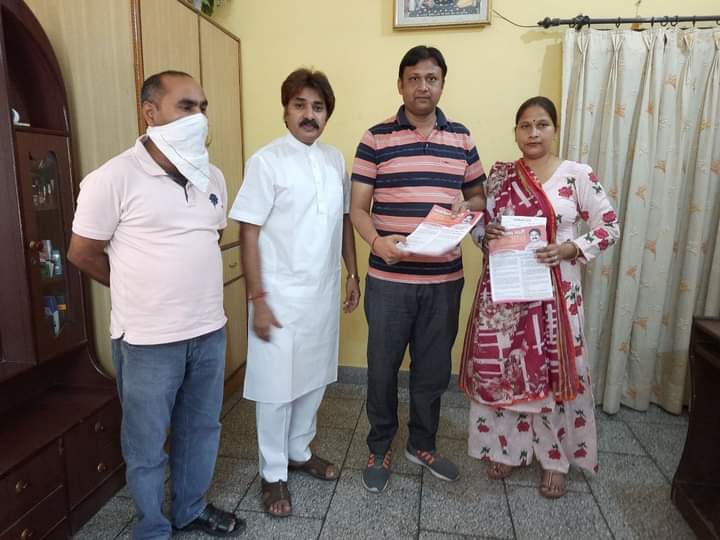 बरेली - नव निर्माण पार्टी का जोरों पर हो रहा विस्तार बिजनौर जिला अध्यक्ष बनी पिंकी जी - दिवाकर गोस्वामी।