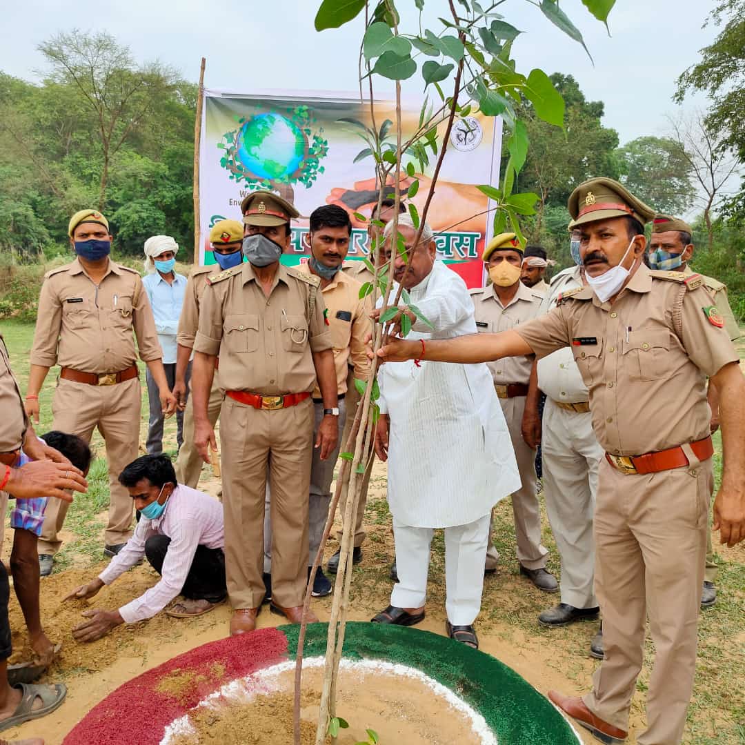 सीतापुर : विश्व पर्यावरण दिवस पर वन विभाग ने आयोजित किया बृक्षा रोंपड़ कार्यक्रम