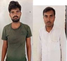 प्रयागराज :थाना कोरांव पुलिस द्वारा मार पीट व हत्या के प्रयास मे वांछित ग्राम पचेंडा निवासी शिव प्रकाश द्विवेदी व इंद्रजीत पाल गिरफ्तार