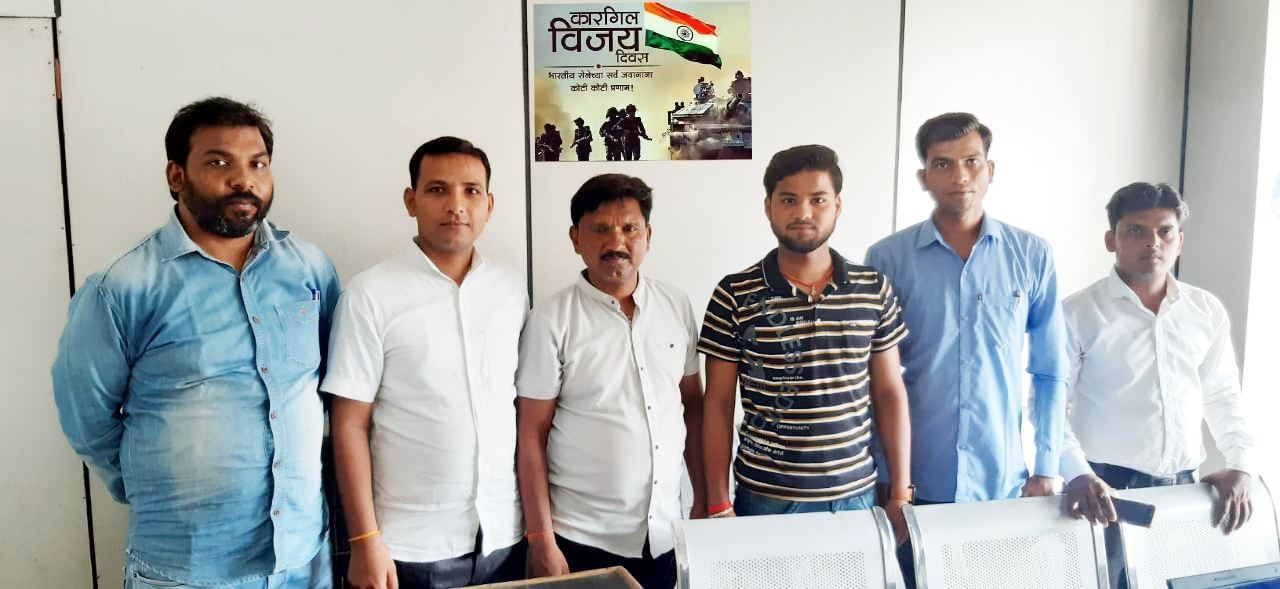 कासगंज:अखिल भारतीय मीडिया फाउंडेशन के पदाधिकारियों ने मनाया कारगिल विजय  दिवस