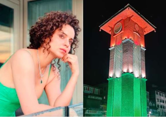 तिरंगे की रौशनी में रंगा श्रीनगर का लाल चौक, कंगना रनोट बोलीं- 'केवल राष्ट्रीयवाद बन सकता है देश की पहचान...'