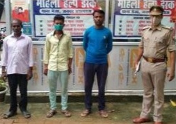 प्रयागराज:थाना मेजा पुलिस द्वारा अभियुक्त अरविंद उर्फ अभिषेक, रवि शंकर निषाद व चंद्रशेखर निषाद को मु0अ0सं0 974 /2019 के संबंध में किया गया गिरफ्तार