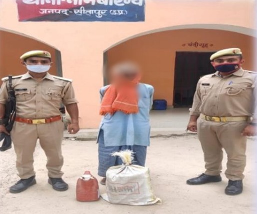 सीतापुर: 315 लीटर अवैध शराब  व 1 भट्ठी सहित 24 अभियुक्त गिरफ्तार