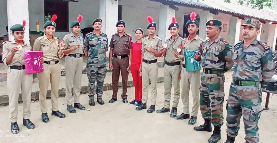 फर्रुखाबाद : आईडीएससी शूटिंग ट्रायल कैंप में 12 यू पी बटालियन एनसीसी फतेहगढ़ का रहा दबदबा