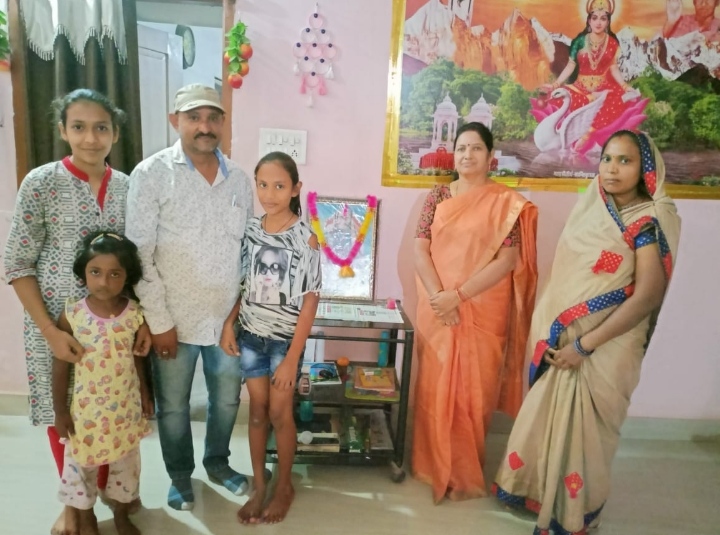 रायपुर :राज्य सभा सांसद ने स्व जाम बाई को दी श्रद्वांजलि