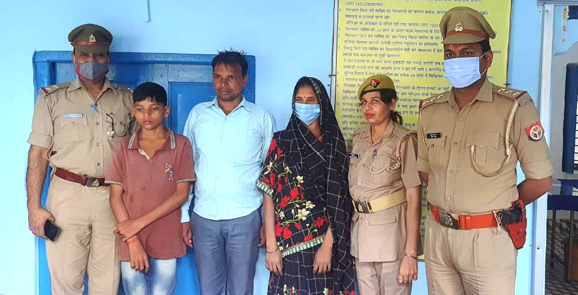 पीलीभीत :गुमशुदा बच्चा 24 घंटे में बरामद किया।