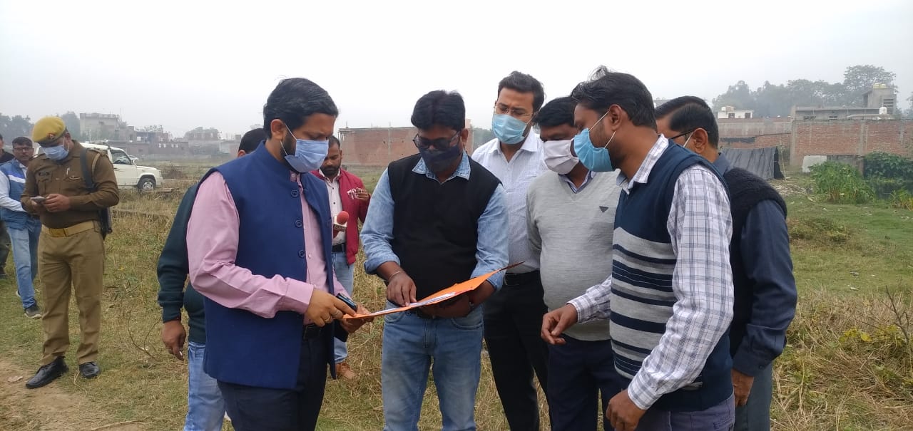 पीलीभीत:जल्द ही स्टेडियम को जलभराव से मिलेगी मुक्ति-जिलाधिकारी।