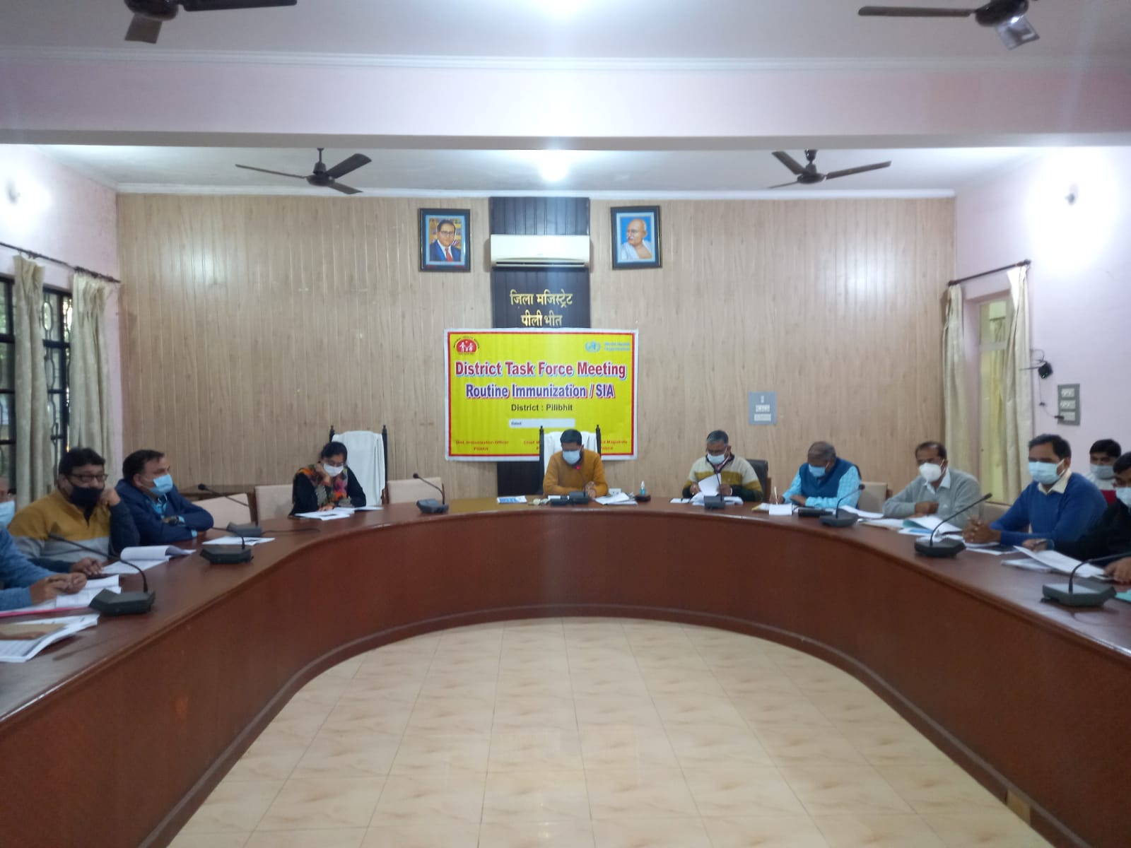 पीलीभीत :जिलाधिकारी की अध्यक्षता में जिला पोषण समिति की बैठक सम्पन्न।