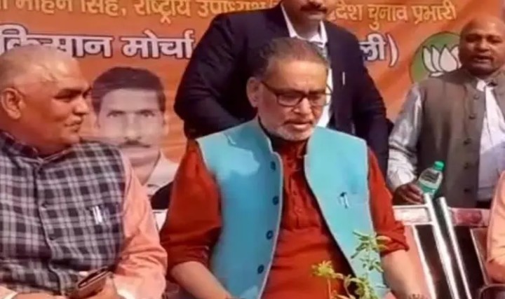 बरेली-किसान सम्मेलन में भाजपा के राष्ट्रीय उपाध्यक्ष ने साधा निशाना