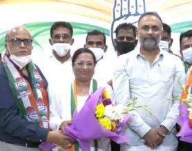 माइकल लोबो पत्नी संग कांग्रेस में हुए शामिल,