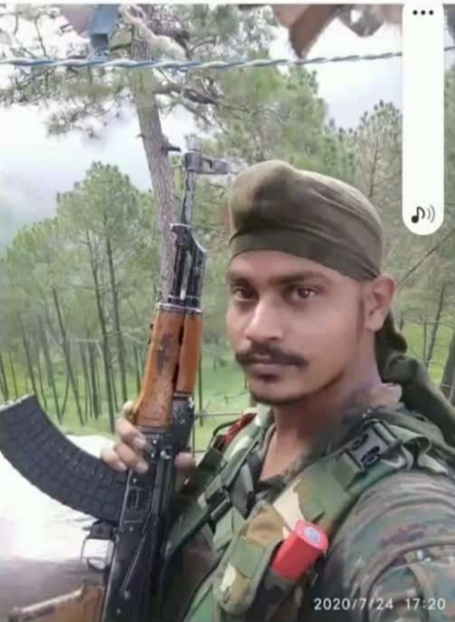 बहराइच :रिसिया का लाल धरती मां को बचाने के लिए हमेशा के लिए गहरी नींद में सो गया