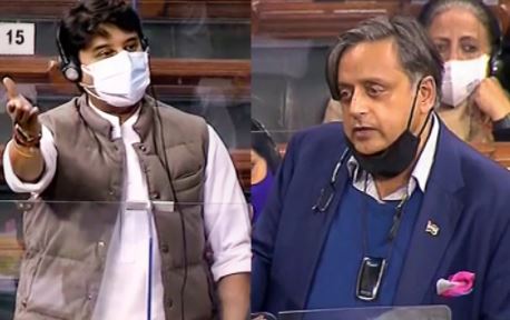 शशि थरूर की हिंदी में जवाब देने पर टिप्पणी पर सिंधिया ने जताई आपत्ति