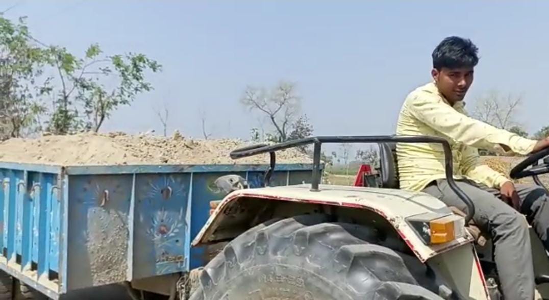बहराइच: थाना सुजौली अंतर्गत ग्राम सभा बरखड़िया में खनन माफिया के सामने प्रशासन धराशाही