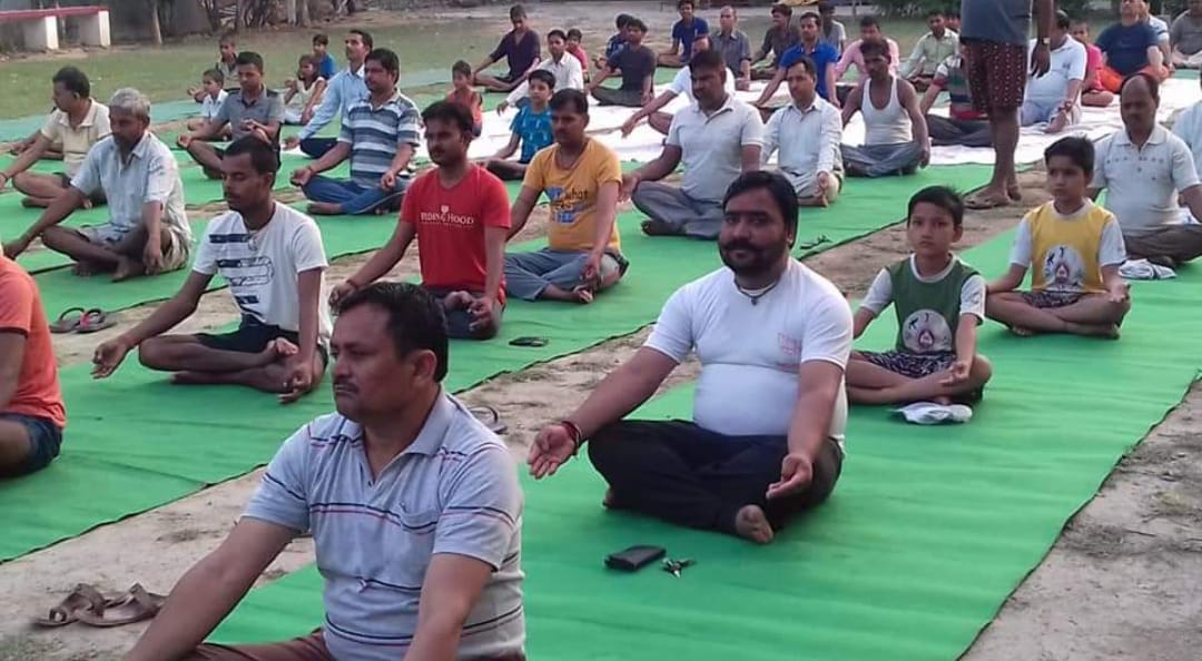 सीतापुर:जगह जगह मनाया गया अमृत योग महोत्सव सप्ताह
