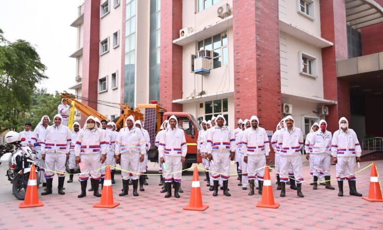 गुरुग्राम:जलभराव में फंसे लोगों की मदद करेंगे 1100 पुलिस जवान