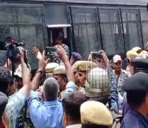 कन्हैयालाल हत्याकांड के आरोपियों को जयपुर NIA कोर्ट में किया गया पेश