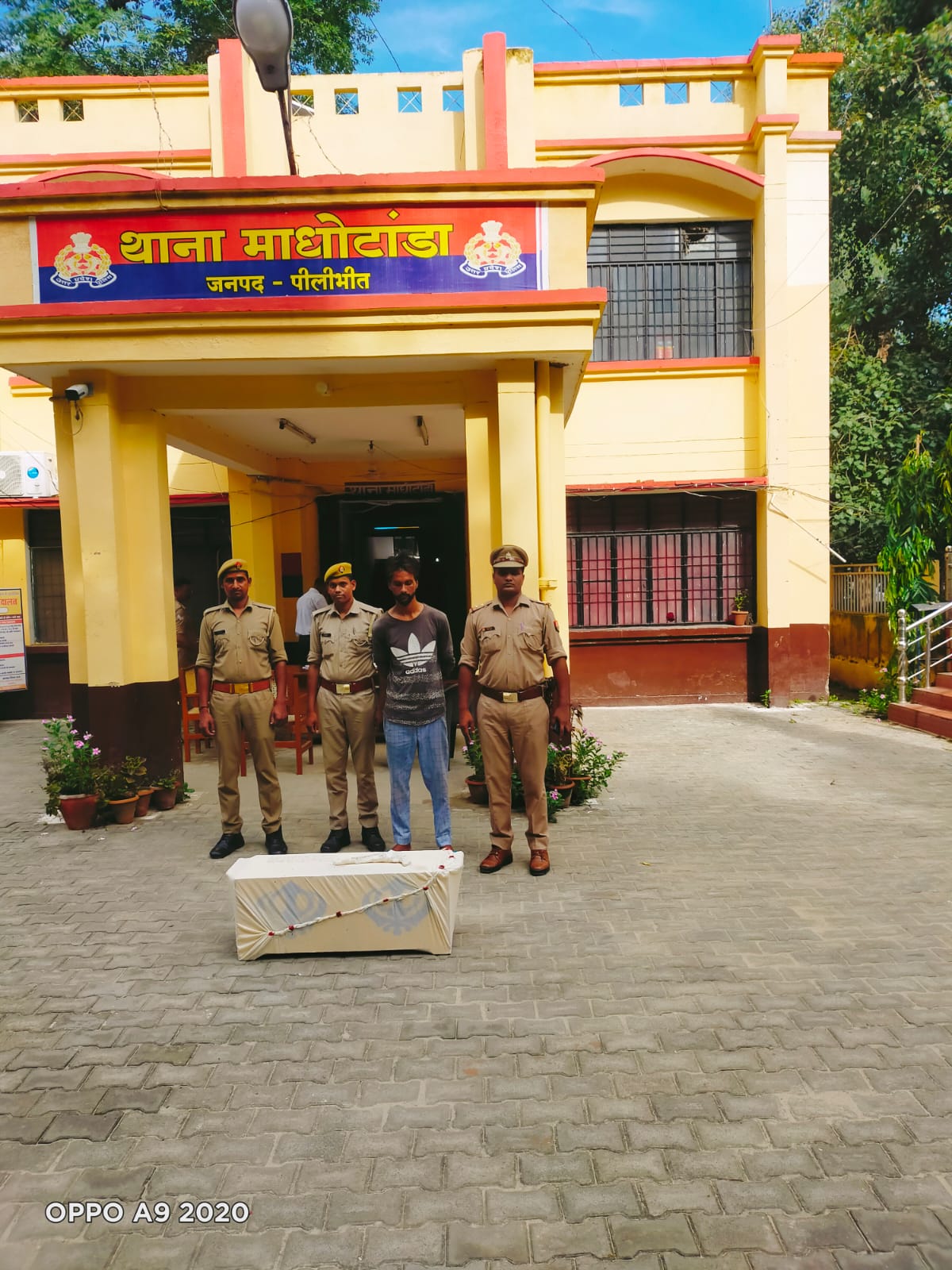 पीलीभीत: माधौटांडा दानपेटी के साथ युवक गिरफ्तार