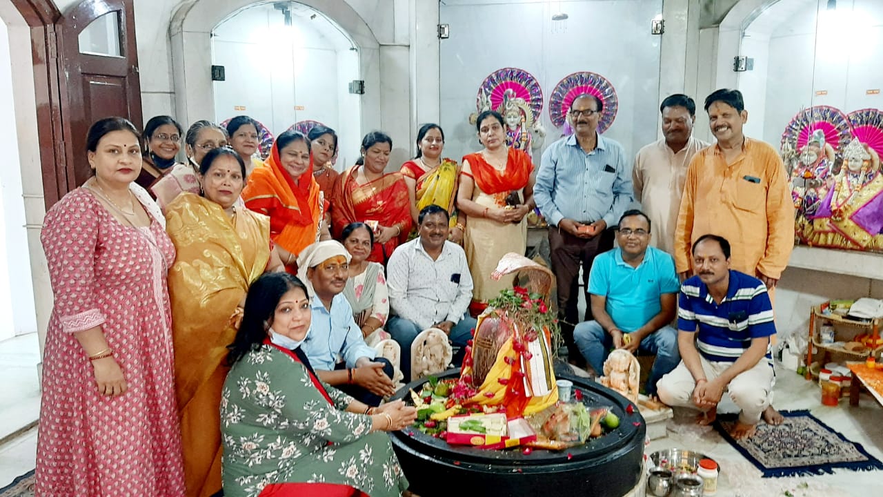 बरेली :बड़ा बाग हनुमान मंदिर में कायस्थ महासभा द्वारा रुद्राभिषेक संपन्न