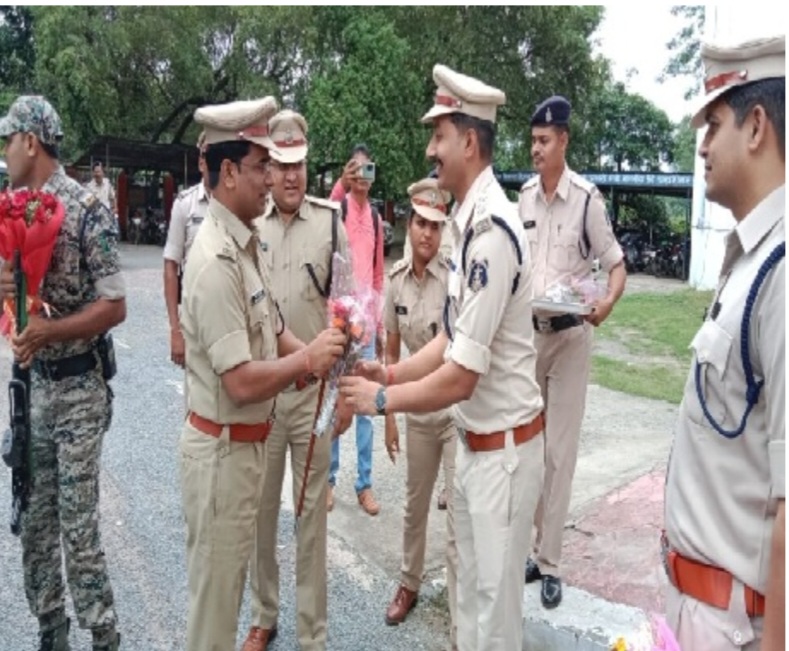 कोरबा : नए एसपी ने किया पदभार ग्रहण