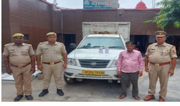 बरेली :500 लीटर नकली डीजल के साथ शीशगढ़  पुलिस ने एक को पकड़ भेजा जेल