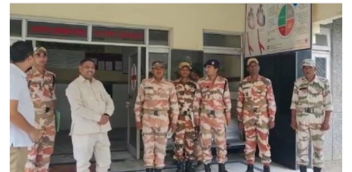 बरेली :भारत तिब्बत सीमा पुलिस ने परिवार सहित लगवाई बस्टर डॉज
