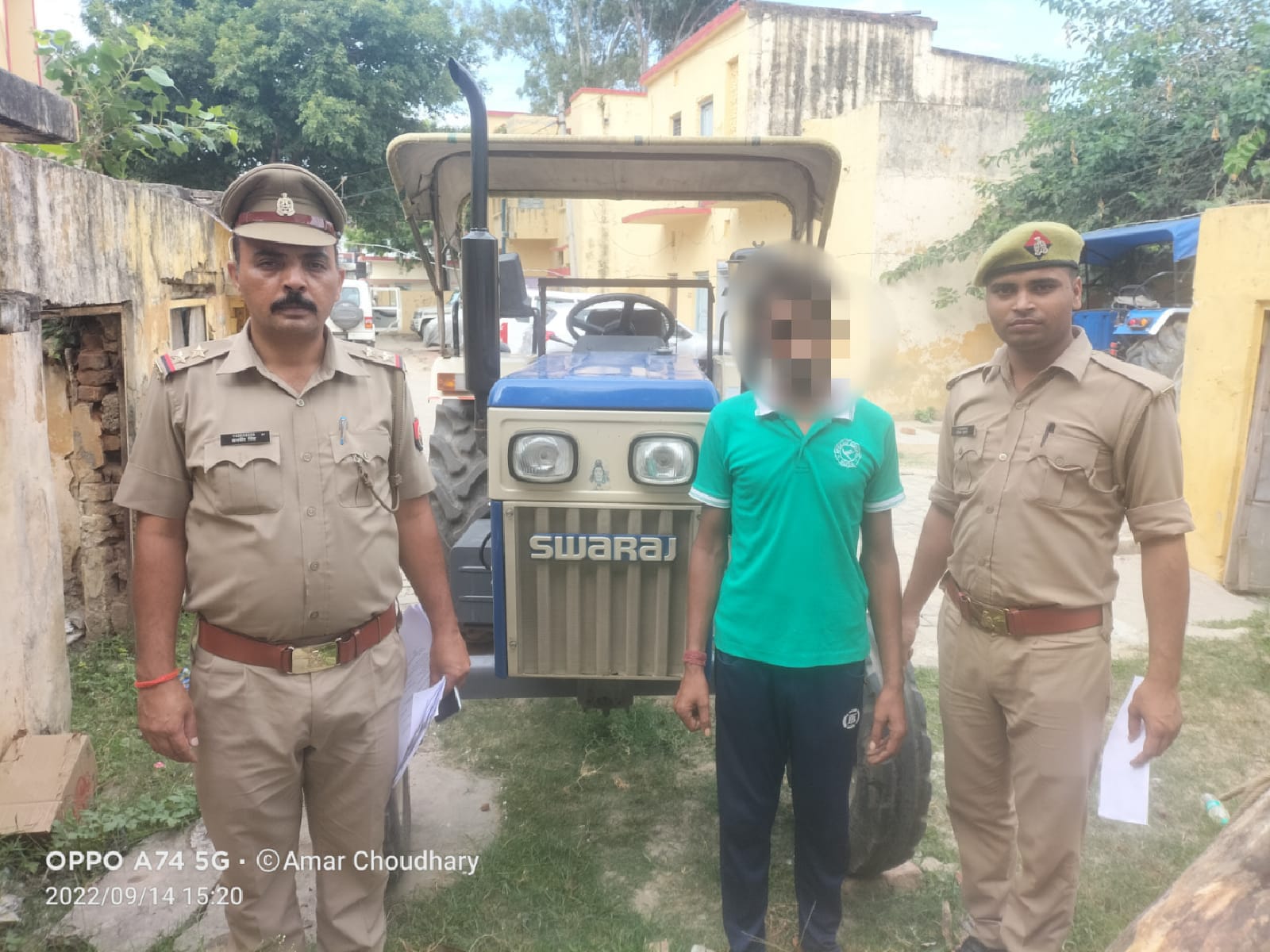 पीलीभीत : ट्रैक्टर चोरी करने बाले व्यक्ति को ट्रैक्टर के साथ बीसलपुर पुलिस ने किया गिरफ्तार