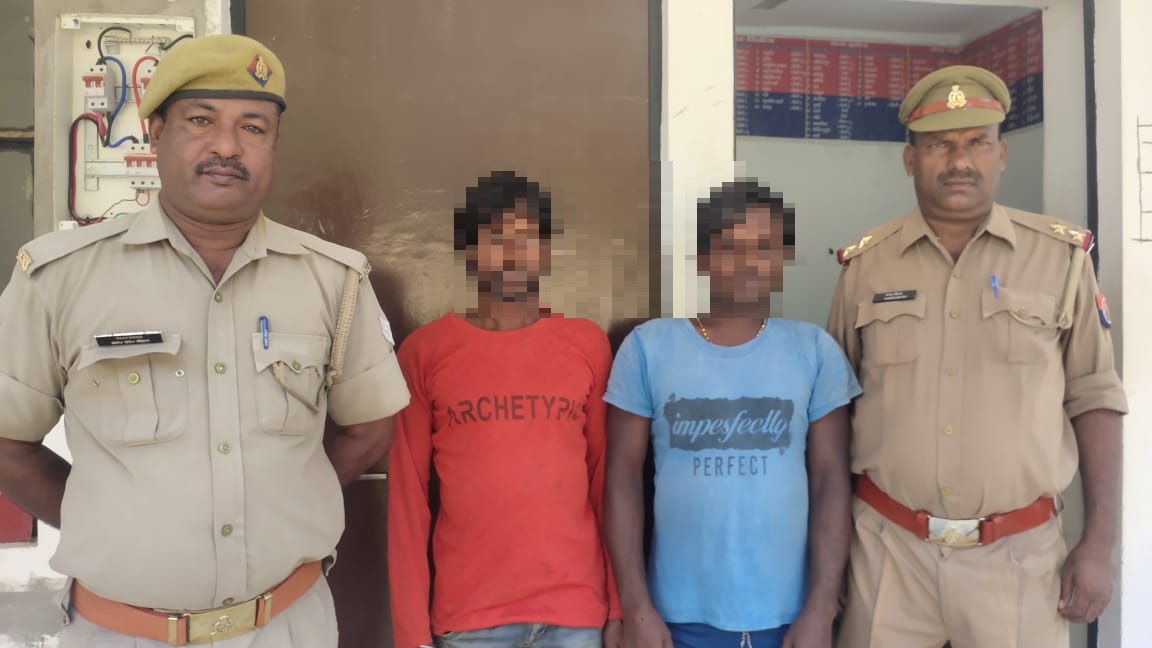 सिद्धार्थनगर -थाना उसका बाजार पुलिस द्वारा 02 नफर वांछित अभियुक्तो को गिरफ्तार कर जेल भेजा गया