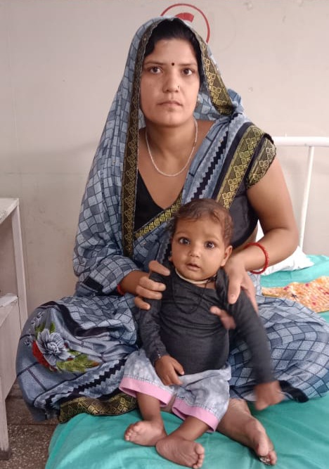 फर्रुखाबाद:नौ माह के मयंक ने जीती कुपोषण से जंग