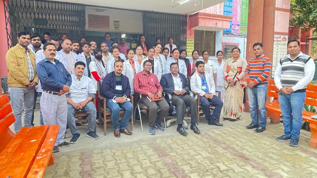 फर्रुखाबाद:सामुदायिक स्वास्थ्य केंद्र बरौन का एंक्वास की टीम ने किया निरीक्षण