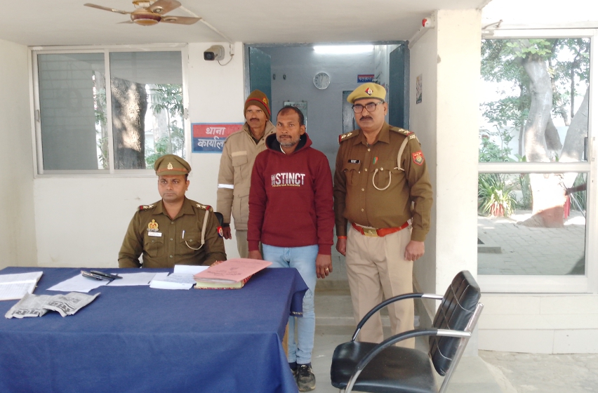 मैनपुरी : पुलिस ने बांछित को किया गिरफ्तार