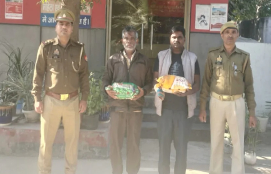 गौतमबुद्ध नगर: नशीले पदार्थ की सप्लाई करने वाले दो तस्कर गिरफ्तार, पुलिस की कार्यवाही