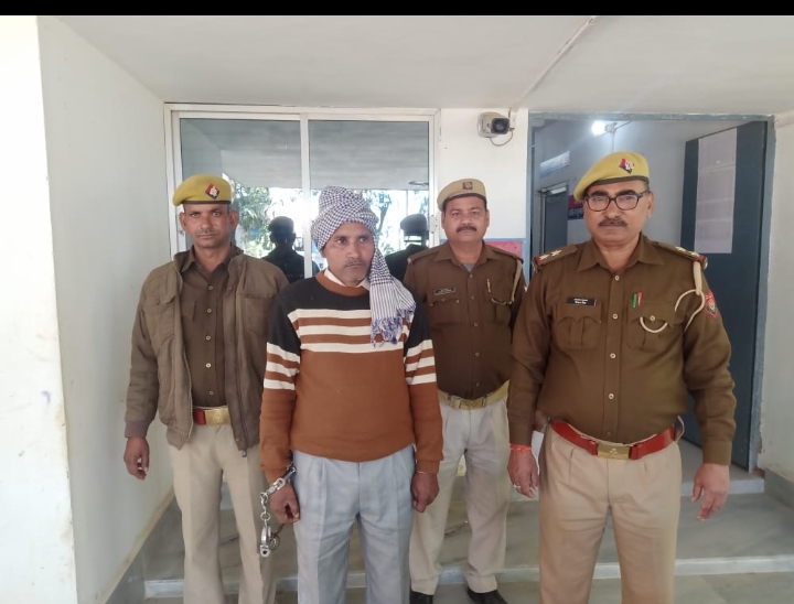 मैनपुरी-बांछित को गिरफ्तार कर भेजा जेल