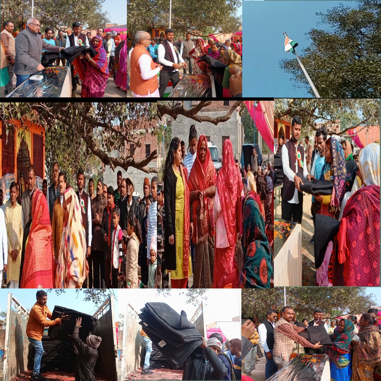 लखनऊ : गणतंत्र दिवस पर राकेश यादव ने किया गरीबों, असहायों को कंबल वितरण, भारी भीड़ ने साथ में गाया राष्ट्रगान