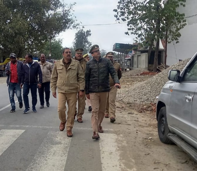 पीलीभीत:अपर पुलिस अधीक्षक ने नवीन थाना घुँघचिहाई का किया गया आकस्मिक निरीक्षण।
